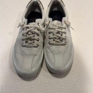 Sperry White Leather Women's Sneakers